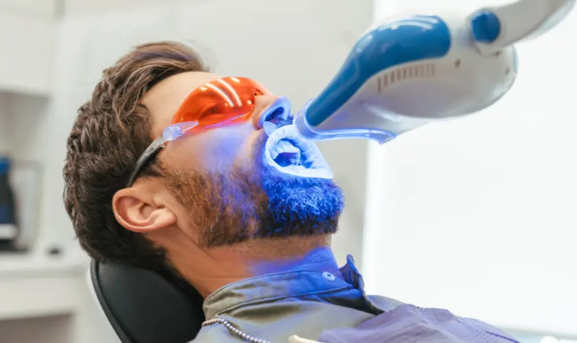 Does Laser Teeth Whitening Cause Pain or Sensitivity Purley?